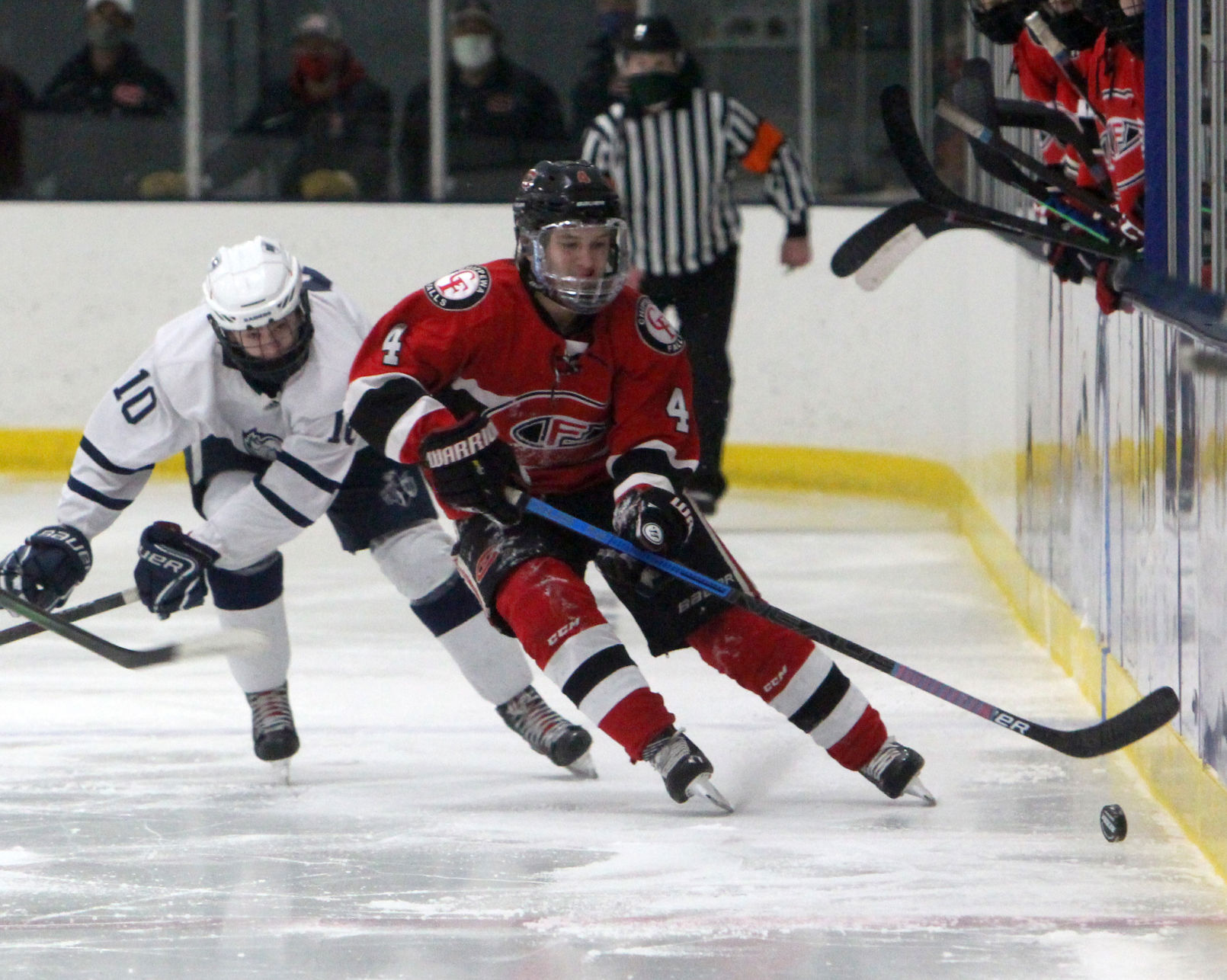 Division 1 Sectional Semifinal Boys Hockey: Chi-Hi vs Hudson at Marathon Park 2-13-21
